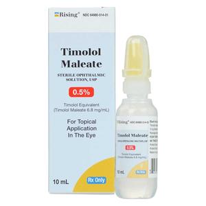 Timolol Maleate Ophthalmic 0.5%  Generic (brand may vary)